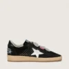 Men's Ball Star LTD in black suede with Skins