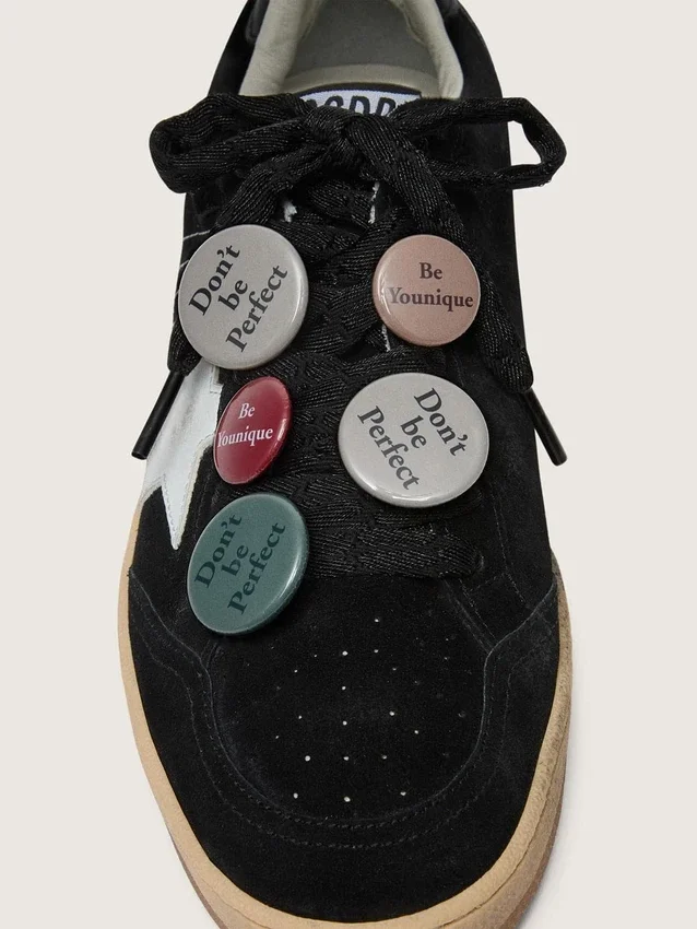 Men's Ball Star LTD in black suede with Skins