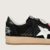 Men's Ball Star LTD in black suede with Skins