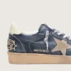 Men’s Ball Star LTD in dark blue leather with beige suede star