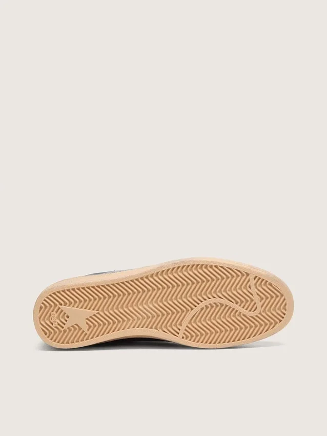 Men’s Ball Star LTD in dark blue leather with beige suede star