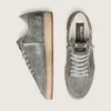 Men's Ball Star LTD in gray denim with black leather star