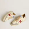 Men's Ball Star LTD in nappa leather with red leather star and gray suede heel tab