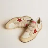 Men's Ball Star LTD in nappa leather with red leather star and leather heel tab
