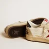 Men's Ball Star LTD in nappa leather with red leather star and leather heel tab