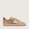 Men’s Ball Star LTD in tobacco suede with silver star