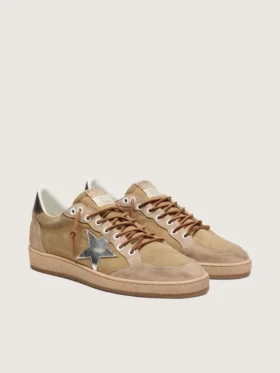 Men’s Ball Star LTD in tobacco suede with silver star