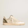 Men's Ball Star LTD with beige suede star and platinum laminated leather heel tab