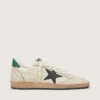 Men’s Ball Star with black leather star and green leather heel tab
