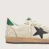 Men’s Ball Star with black leather star and green leather heel tab