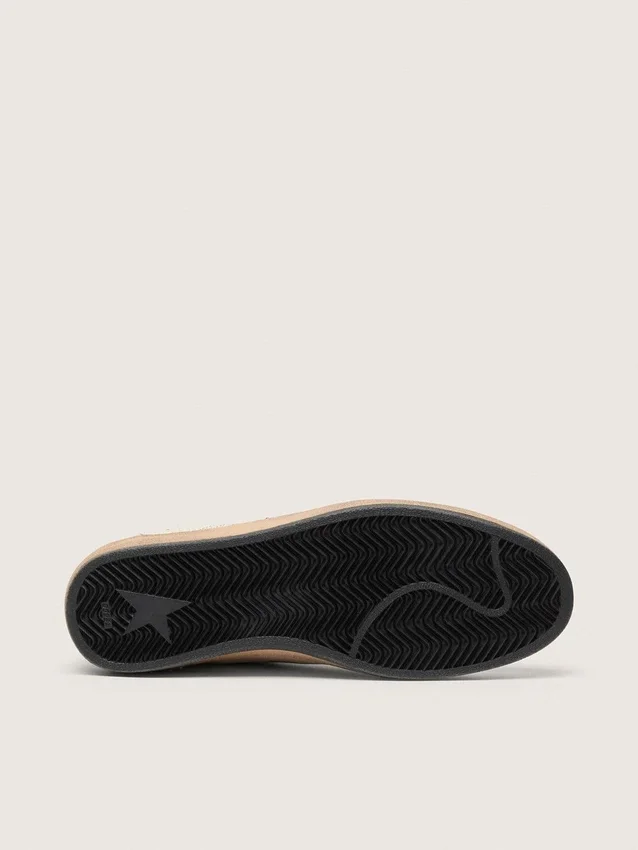 Men’s Ball Star with black leather star and green leather heel tab