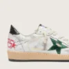 Men's Ball Star with metallic leather star and gray leather heel tab