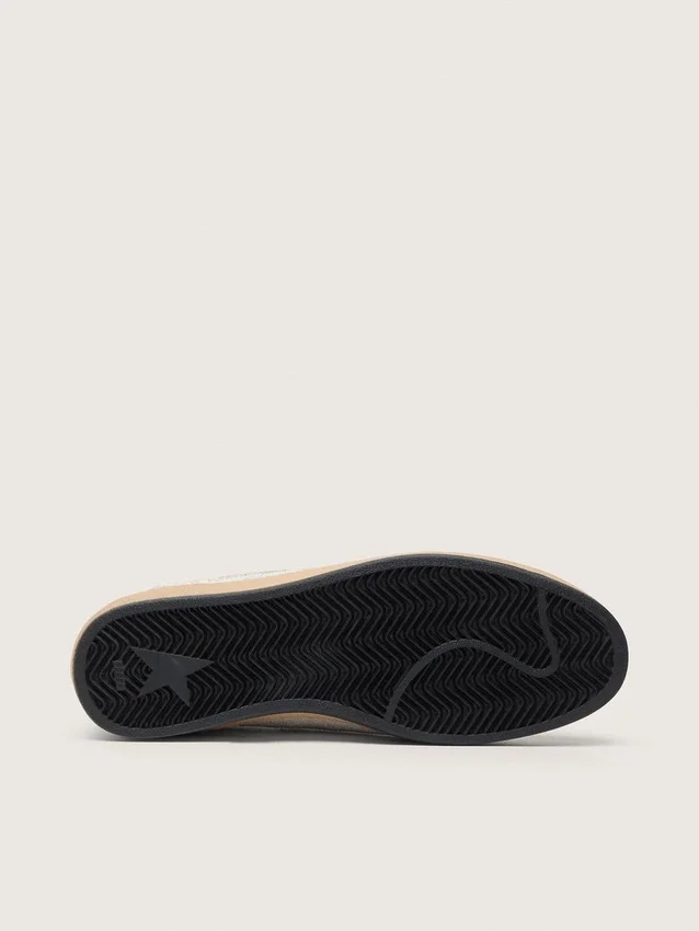 Men's Ball Star with metallic leather star and gray leather heel tab