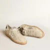 Men's Ball Star with silver leather star and green leather heel tab