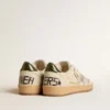 Men's Ball Star with silver leather star and green leather heel tab