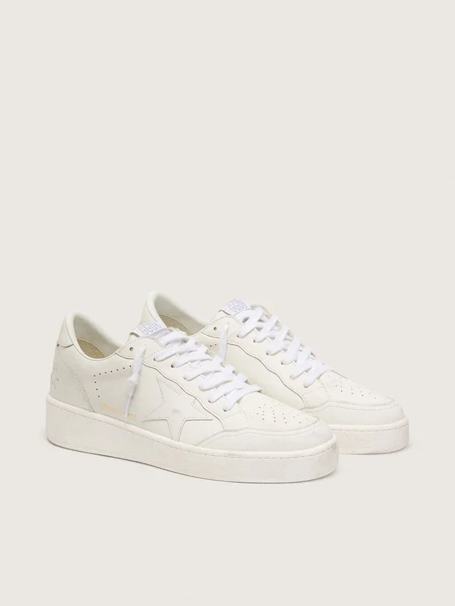 Women's Ball Star with white leather star and heel tab