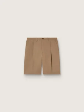 Men's Bermuda shorts in beige cotton