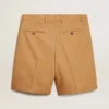 Men's Bermuda shorts in beige cotton