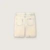 Men's Bermuda shorts in light sand-colored denim