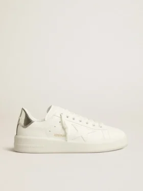 Men’s bio-based Purestar with white star and mirror-effect heel tab