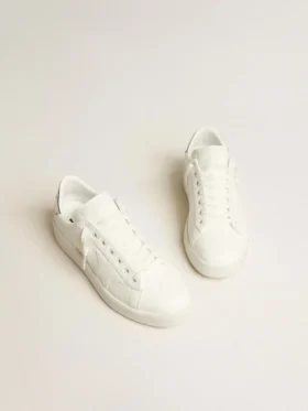 Men’s bio-based Purestar with white star and mirror-effect heel tab