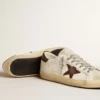Men's Bio-based Super-Star with canvas star and dark brown leather heel tab
