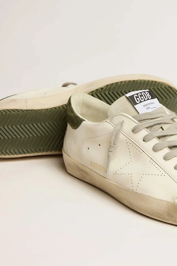 Men’s Bio-based Super-Star with perforated star and green heel tab