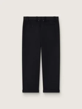 Men’s black cotton chinos
