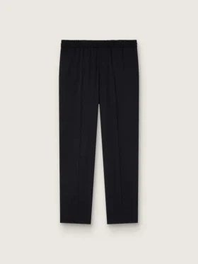Men’s black wool gabardine pants