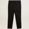 Men’s black wool gabardine pants