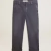 Men's chinos in blue with a lived-in effect