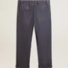 Men's chinos in blue with a lived-in effect