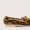 Men's Cruise loafer in leopard-print pony skin