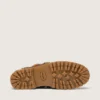 Men's Cruise loafers in brown waxed suede with dove gray hiking laces