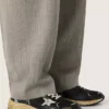Men’s Dad-Star in black and silver mesh and nappa with ice-gray star