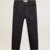 Men’s dark blue jeans in one-wash denim