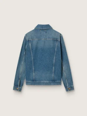 Men’s denim jacket with medium wash