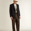 Men's Forty2 with black star and silver foiled leather heel tab