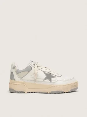 Men’s Forty2 with grey star and white leather heel tab
