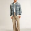 Men’s Forty2 with pink star and white leather heel tab