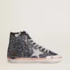 Men’s Francy Penstar LAB in black canvas with multicolor rhinestones