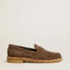 Men's Jerry loafer in dove-gray suede