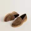 Men's Jerry loafer in dove-gray suede