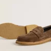Men's Jerry loafer in dove-gray suede