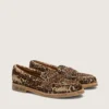 Men's Jerry loafers in leopard-print pony skin