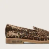 Men's Jerry loafers in leopard-print pony skin