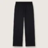Men’s joggers in black wool