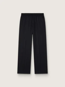 Men’s joggers in black wool
