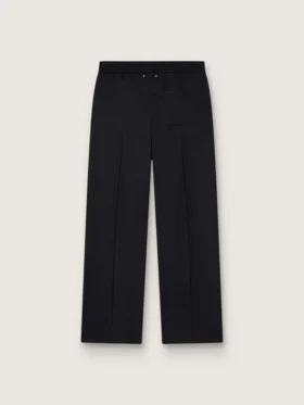 Men’s joggers in black wool