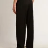 Men’s joggers in black wool
